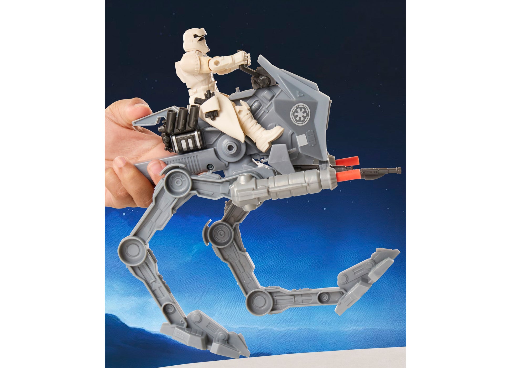 Star Wars ActionVerse AT-RT Walker with cream Imperial driver figure