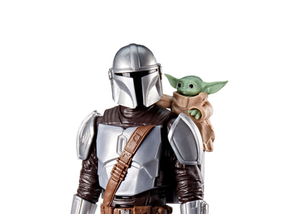 Star Wars Mandalorian and Grogu Bounty Blaster action figure with helmet and weapon