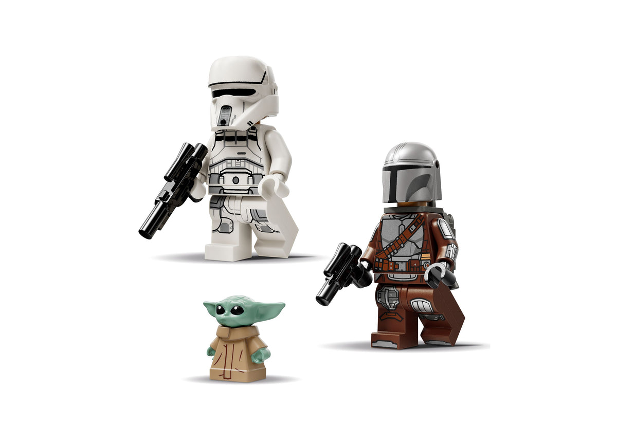 LEGO Star Wars AT-RT Attack Building Set with posable walker, defense tower, and driver minifigure
