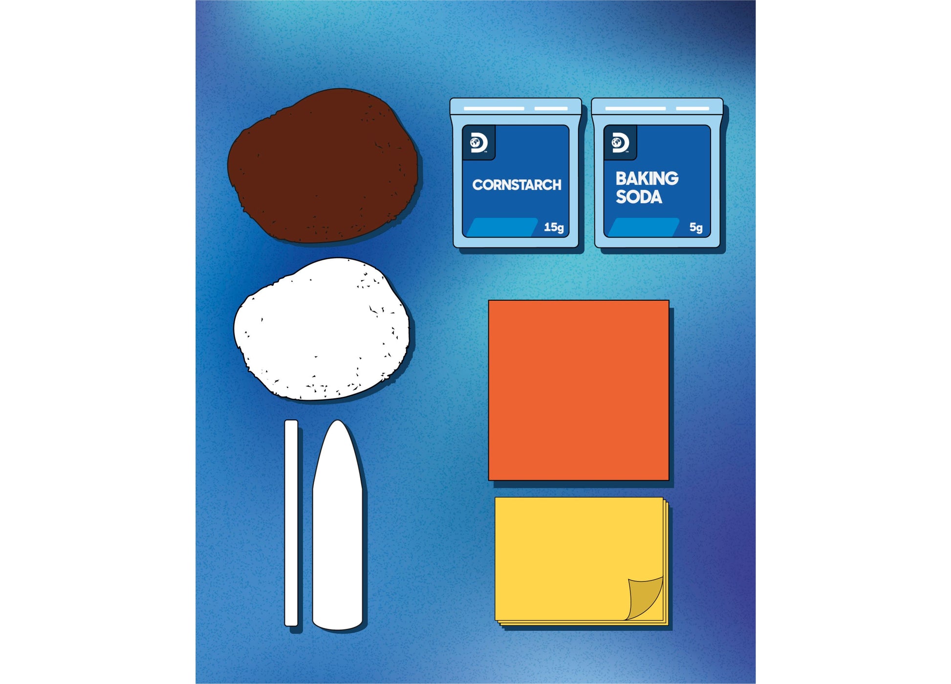 Discovery Kids Magic Science Lab Mini Experiment Kit with ingredients and tools