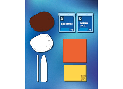 Discovery Kids Magic Science Lab Mini Experiment Kit with ingredients and tools