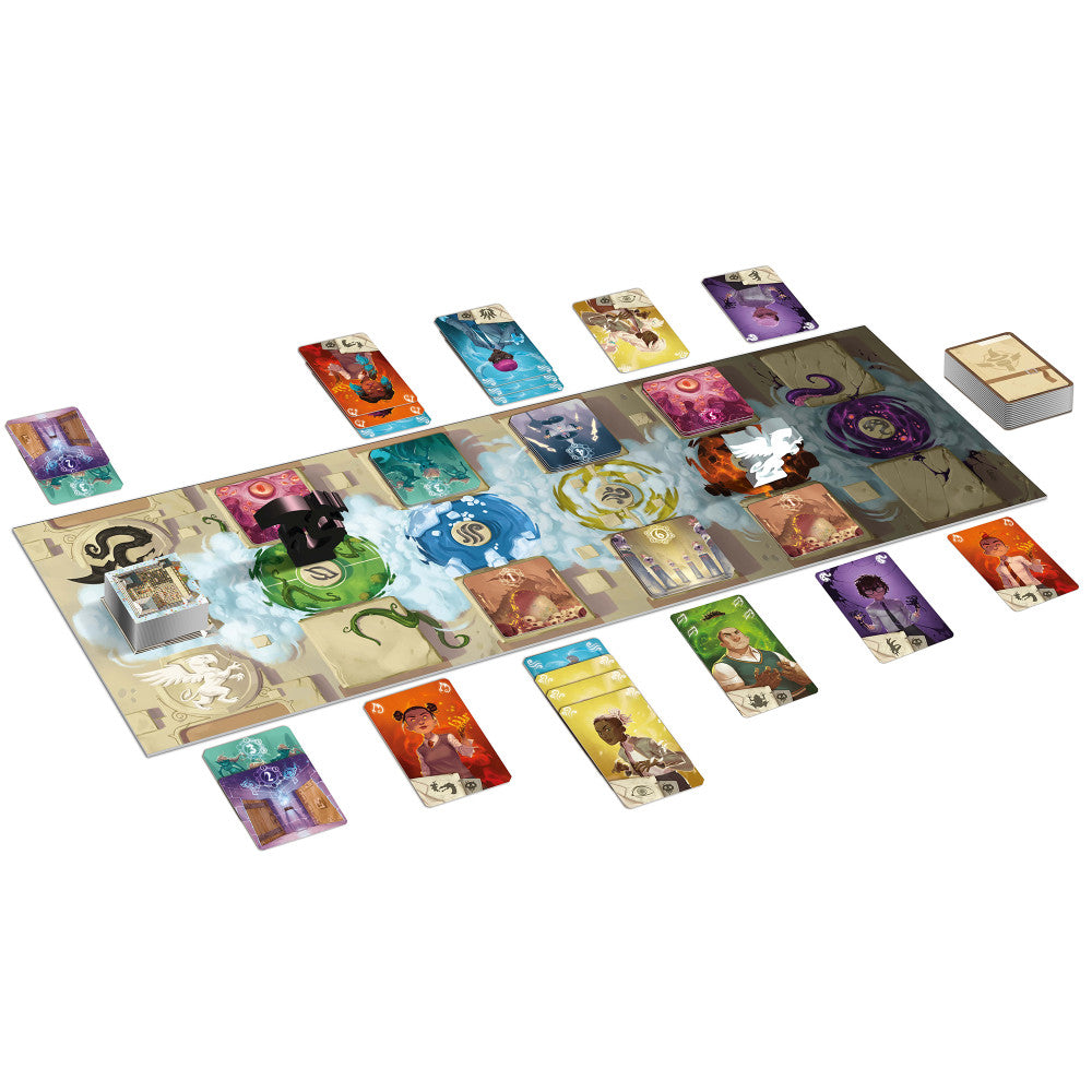 IELLO: Clash of Magic Schools - Set Collection Fantasy Card Game, Ages 12+, 2 Players