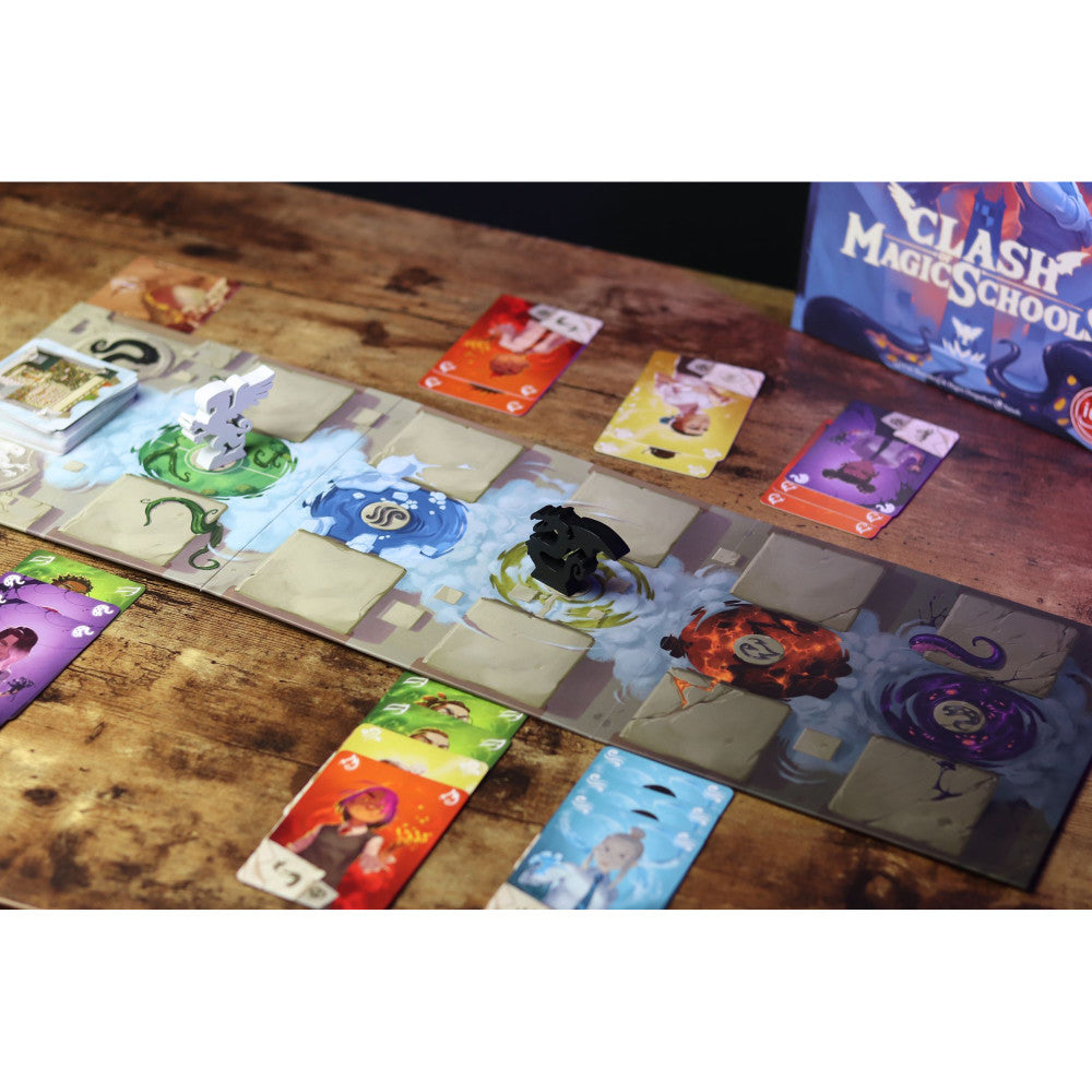 IELLO: Clash of Magic Schools - Set Collection Fantasy Card Game, Ages 12+, 2 Players