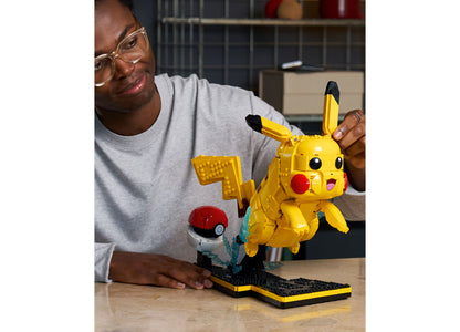 LEGO Pokémon Pikachu And Poké Ball Building Set with yellow Pikachu figure and red Poké Ball