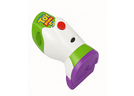 Toy Story 5 Buzz Lightyear Space Ranger Laser Gauntlet with green, white, and purple design