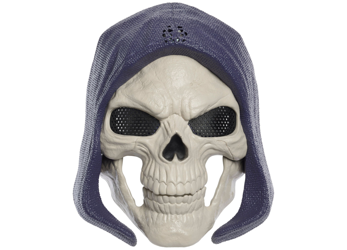 Skeletor Mask with purple hood, lights and sounds, Masters of the Universe costume