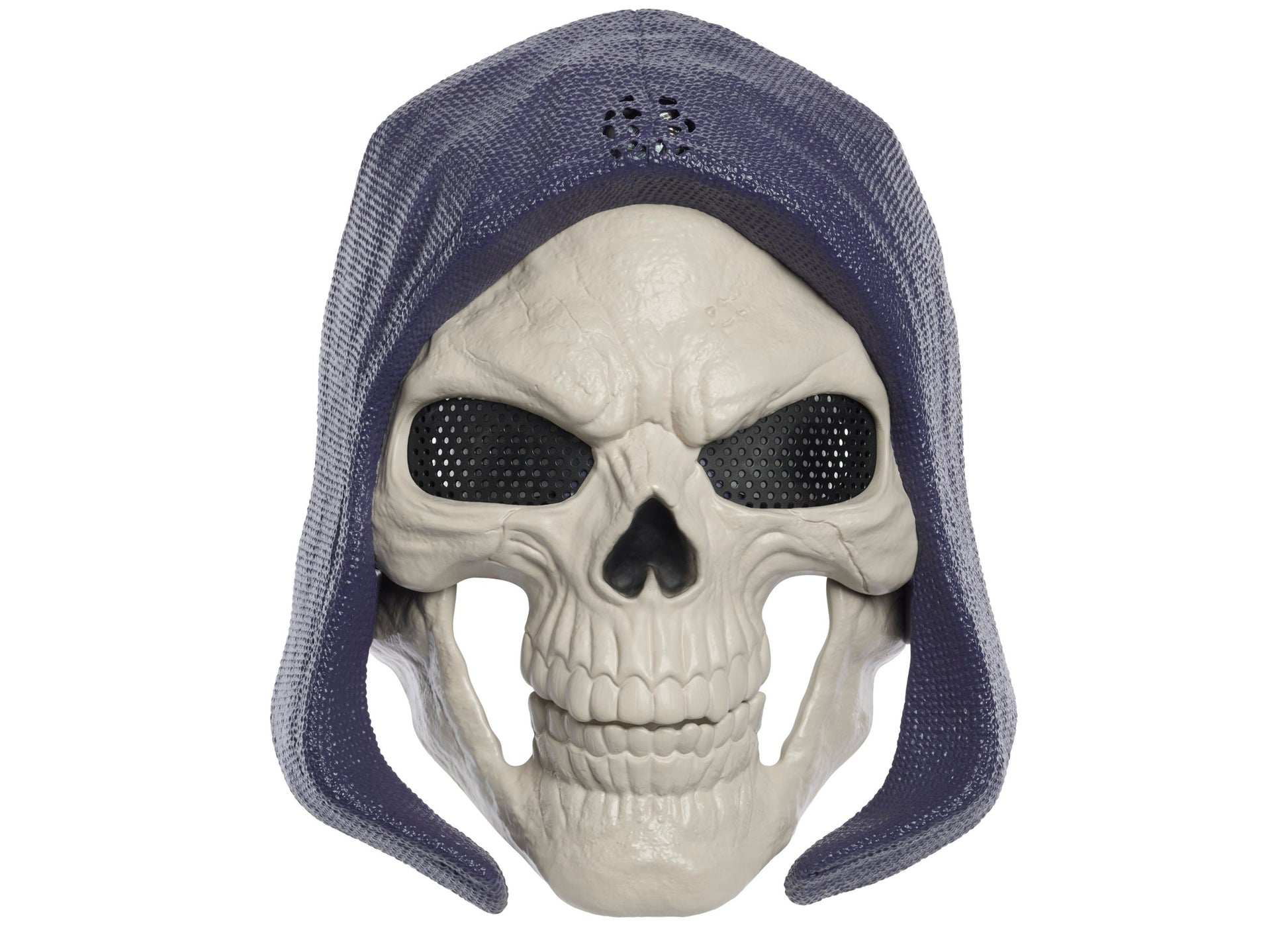 Skeletor Mask with purple hood, lights and sounds, Masters of the Universe costume