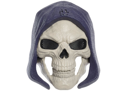 Skeletor Mask with purple hood, lights and sounds, Masters of the Universe costume