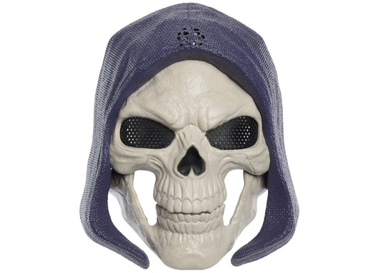Skeletor Mask with purple hood, lights and sounds, Masters of the Universe costume