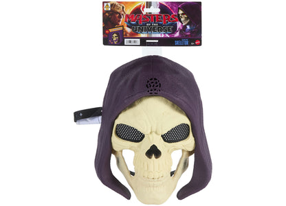 Masters of the Universe Skeletor purple and cream skull mask with lights and sounds