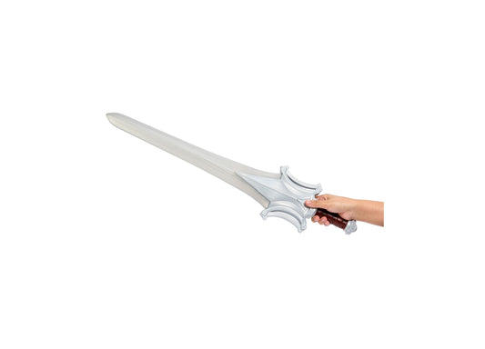 Masters of the Universe Powers Grayskull Sword toy with lights and sounds in child's hand