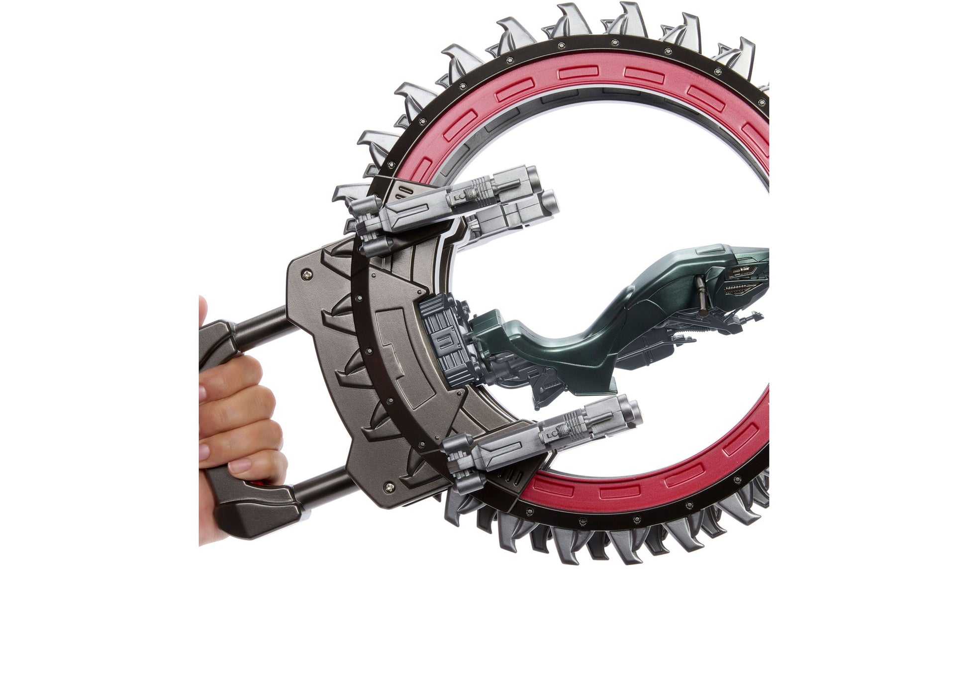 Masters of the Universe Movie Roton Vehicle with rotating blades and blasters held in hand