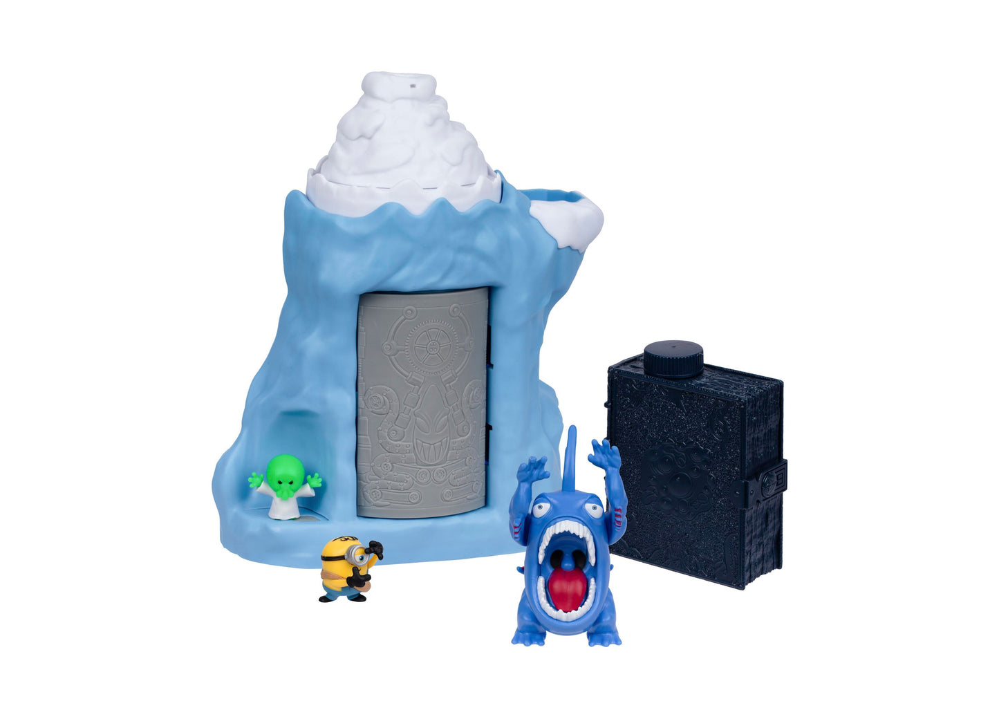 Despicable Me Minions Monster Reveal playset with blue ice castle, minion and monster figures
