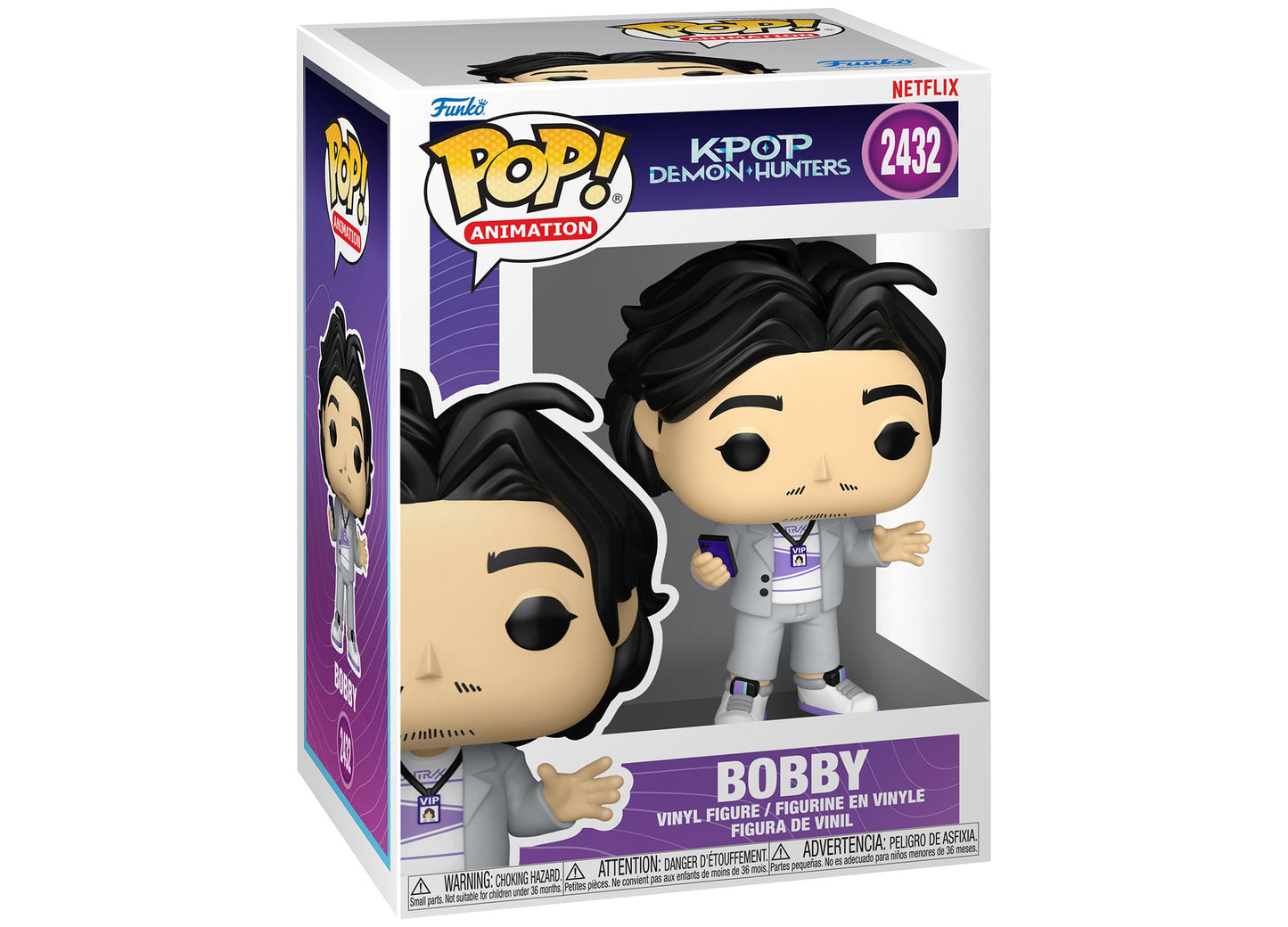 Funko POP Animation K-POP Demon Hunters Bobby Vinyl Figure