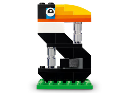 LEGO Birthday Numbers Party Decor Set 40807 building number 5 in orange, yellow, black and green