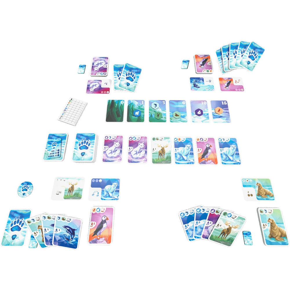 Ludonaute: Arctic - Strategy Card Game, Animal Set Collection & Hand Management, Ages 10+, 2-4 Players