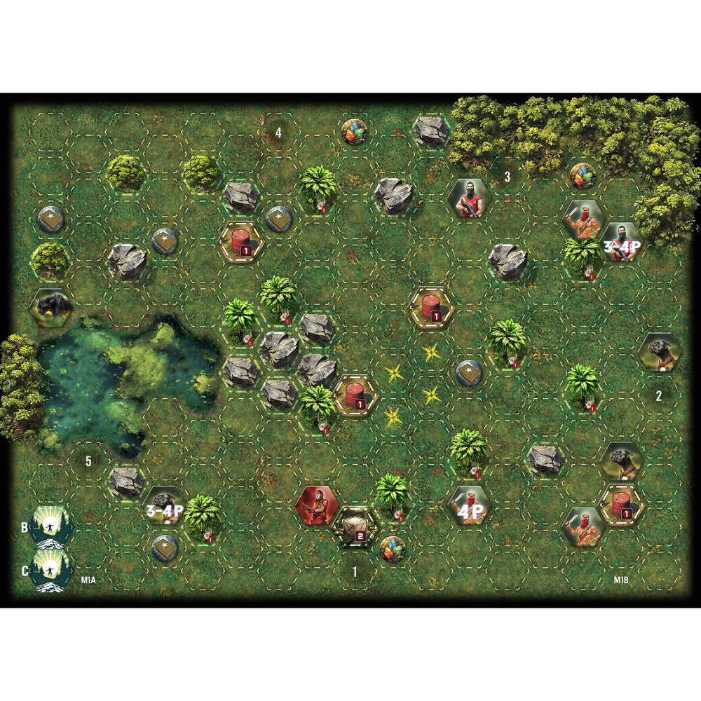Funforge: Far Cry: Escape From Rook Islands - Cooperative Combat Strategy Board Game, Ages 14+, 1-4 Players