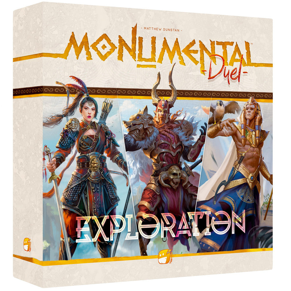 Funforge: Monumental Duel - Exploration - Civilization Deck-Building Board Game, Ages 10+, 2 Players