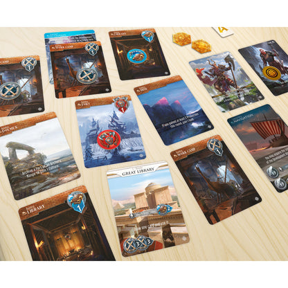 Funforge: Monumental Duel - Exploration - Civilization Deck-Building Board Game, Ages 10+, 2 Players