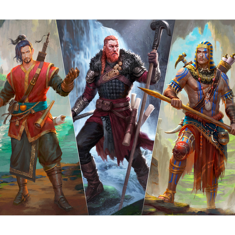 Funforge: Monumental Duel - Exploration - Civilization Deck-Building Board Game, Ages 10+, 2 Players