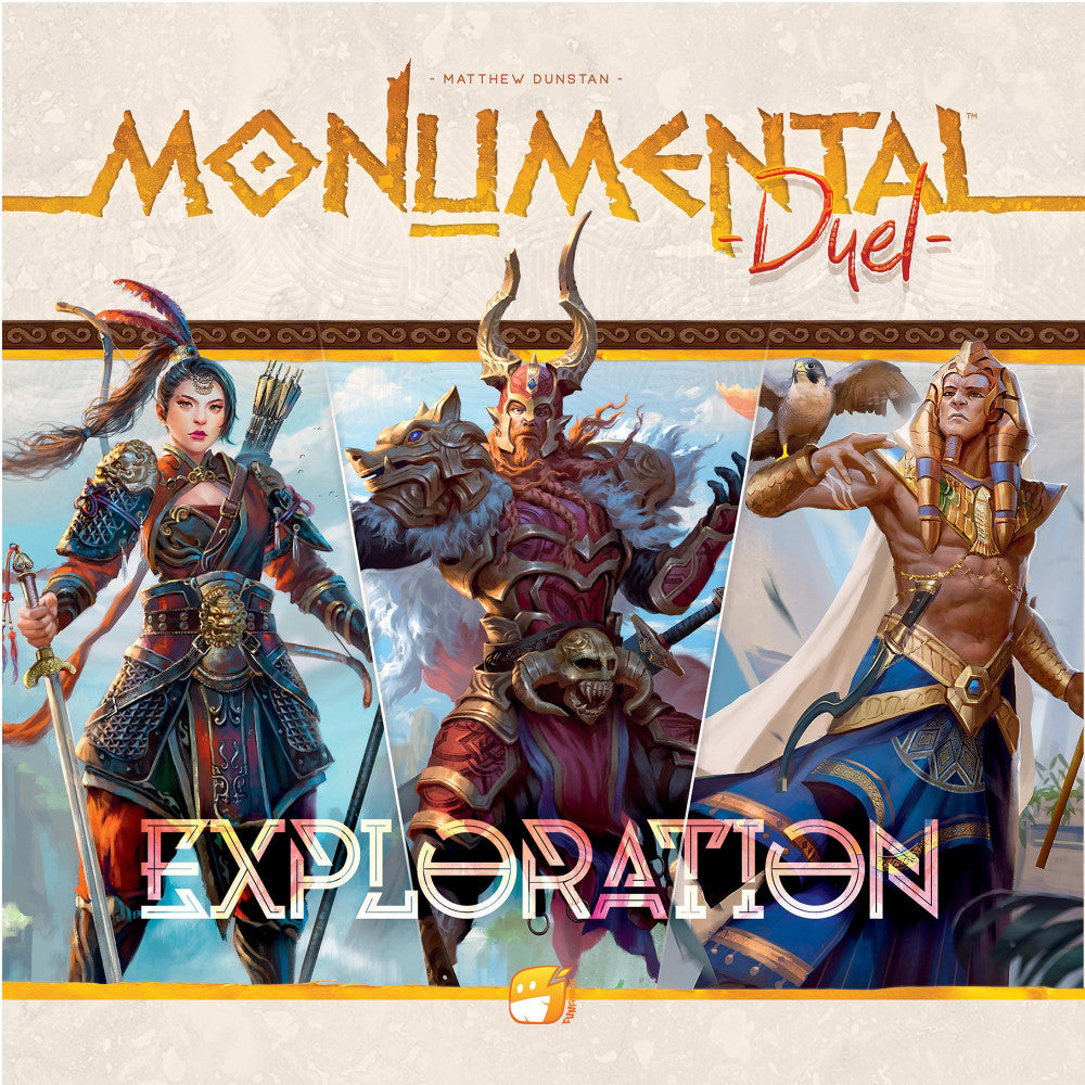 Funforge: Monumental Duel - Exploration - Civilization Deck-Building Board Game, Ages 10+, 2 Players