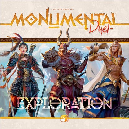 Funforge: Monumental Duel - Exploration - Civilization Deck-Building Board Game, Ages 10+, 2 Players