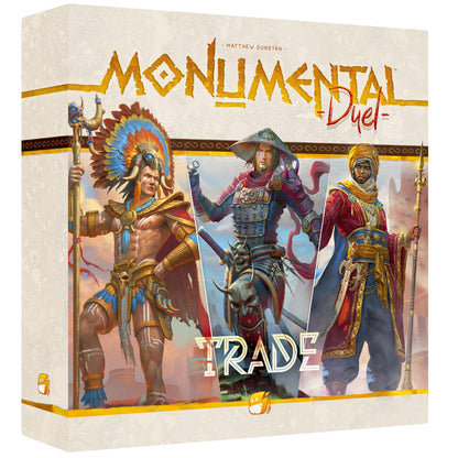 Funforge: Monumental Duel - Trade - Civilization Deck-Building Board Game, Ages 10+, 2 Players