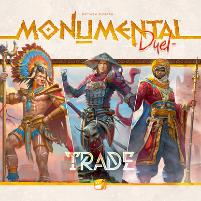 Funforge: Monumental Duel - Trade - Civilization Deck-Building Board Game, Ages 10+, 2 Players