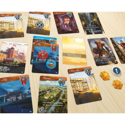 Funforge: Monumental Duel - Espionage - Civilization Deck-Building Board Game, Ages 10+, 2 Players