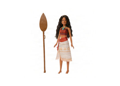 Disney Princess Moana Singing Fashion Doll with oar accessory, red and white outfit