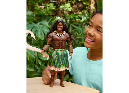 Disney Princess Maui Fashion Doll Set, Live-Action Movie Inspired, Removable Outfits with 4 Accessories