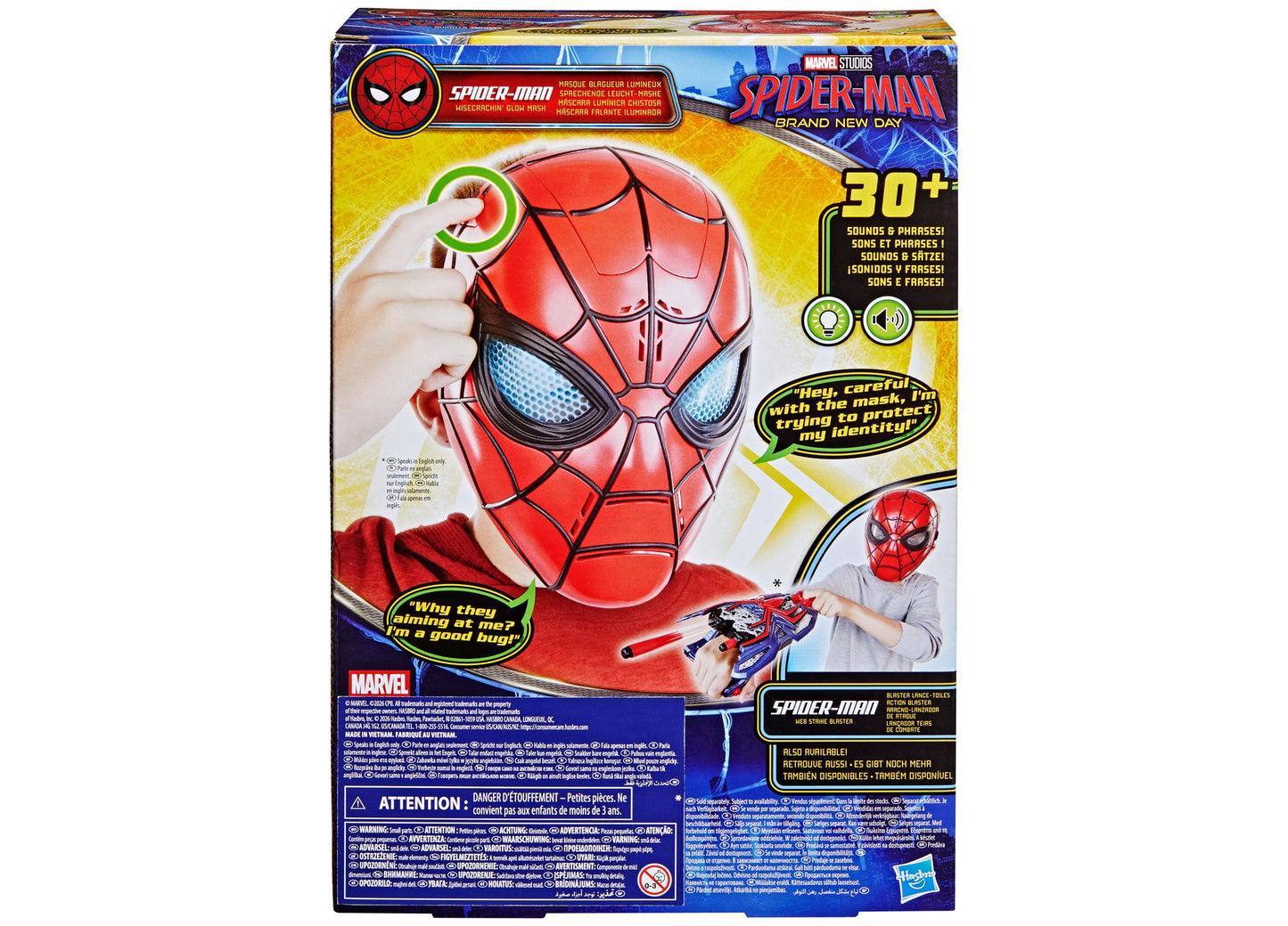 Spider-Man Wisecrackin Glow Mask