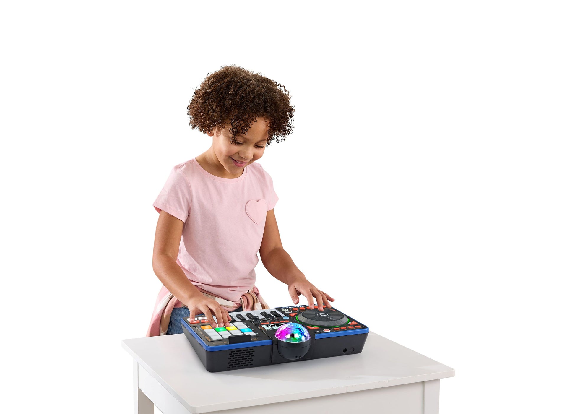 VTech Kidi Star DJ Mixer Pro with colorful light-up controls and turntable