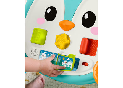 Fisher-Price 2-in-1 Musical Penguin Activity Walker with eight colorful activities including shapes and interactive e...