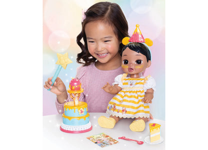 Disney Darlings Winnie the Pooh interactive baby doll with birthday cake playset and accessories