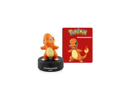 Tonies Pokemon Charmander Tonie figure with orange and yellow colors, includes red character card