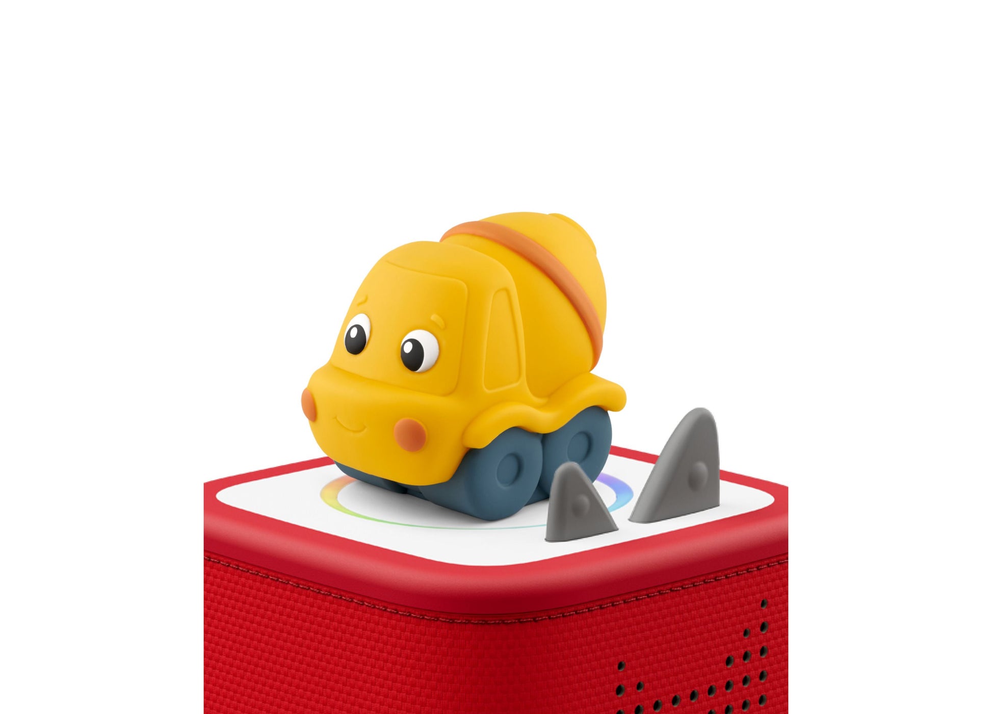 Tonies My First Tonies Construction Set yellow car figurine on red speaker