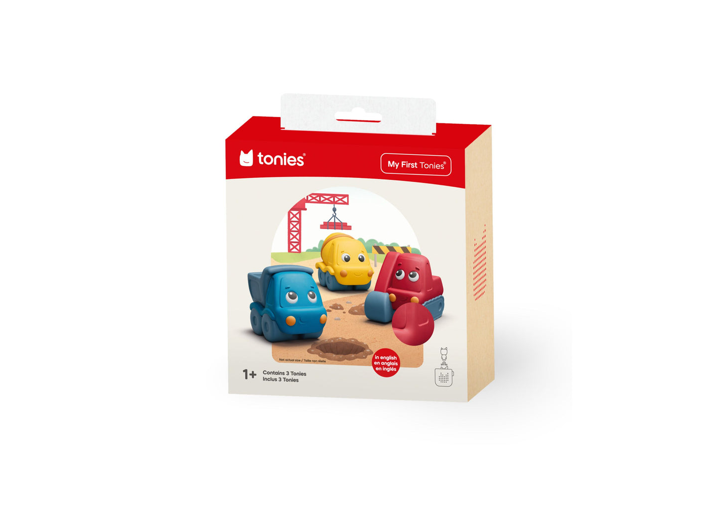 Tonies My First Tonies Construction Set with 3 colorful musical figurines for ages 1+