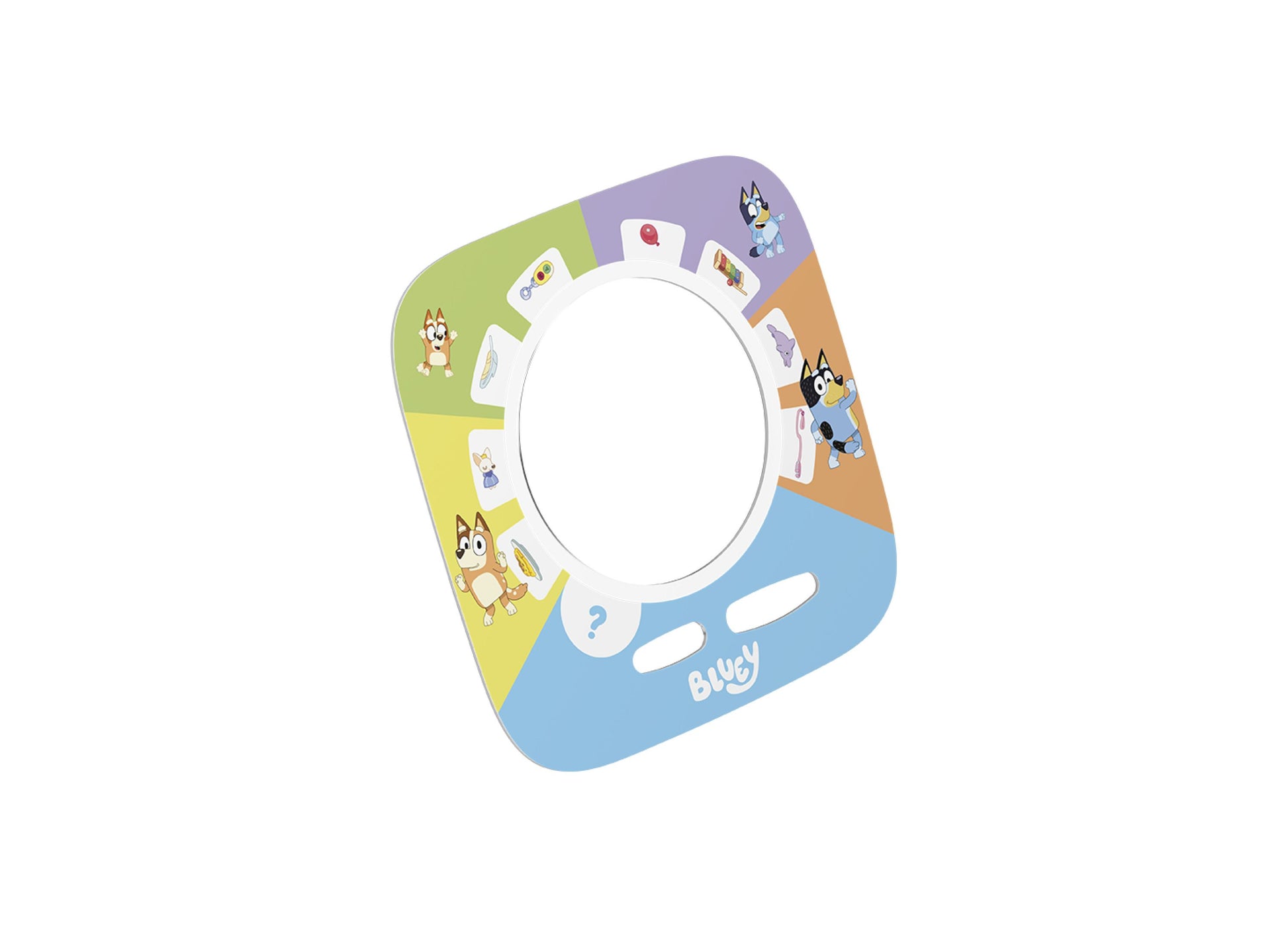 Tonies Tonieplay Bluey screen-free audio game with colorful design featuring Bluey characters