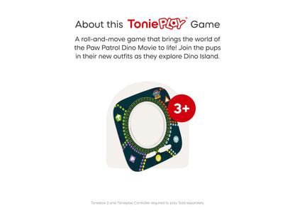 Tonies Tonieplay PAW Patrol Roll and Move Board Game with circular track and colorful game pieces for ages 3+