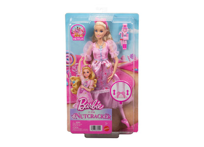 Barbie in the Nutcracker Clara 13" pink ballerina doll with articulated ankles and accessories