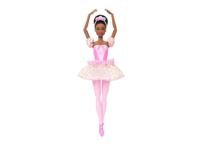 Barbie Land of Sweets Ballerina Doll in pink tutu with articulated ankles