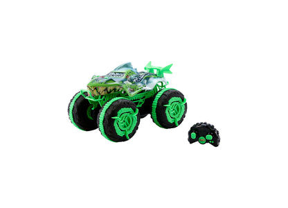 Hot Wheels Monster Trucks Great Bite green RC car with remote control