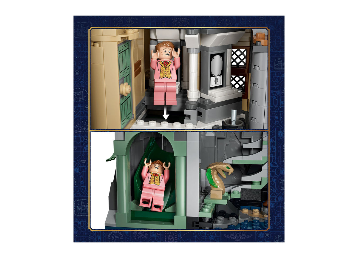 LEGO Harry Potter Hogwarts Castle East Wing 76473 building set with minifigure and detailed room scenes