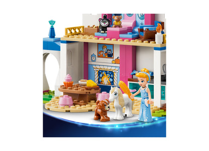 LEGO Disney Princess Cinderella Animal Friends Castle 43283 building set with minifigure, horse, and dog