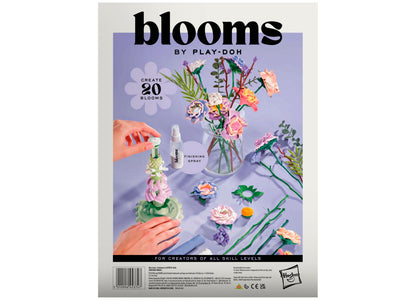 Play-Doh Blooms Meadow Bouquet Flower-Making Kit with 20 blooms in pink, orange, purple and green arranged in vase
