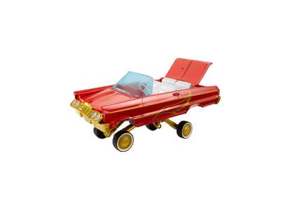 WWE Rey Mysterio Main Event Lucha Low Rider red and gold hydraulics toy car