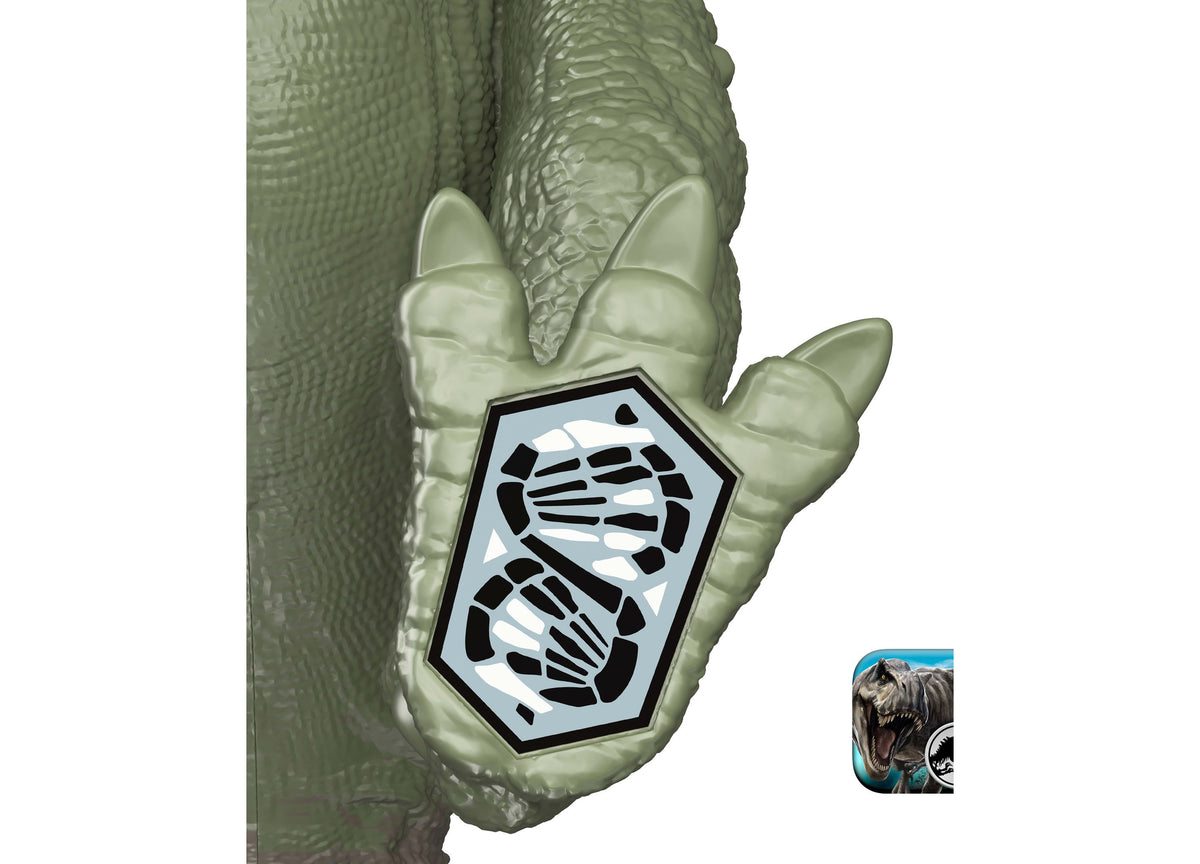 Jurassic World Ekrixinatorsaurus Capture Claw playset with green dinosaur figure holding capture claw device