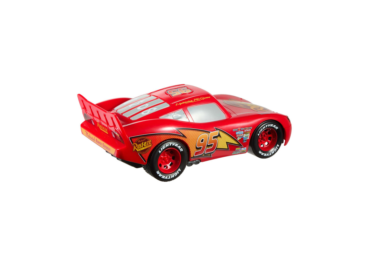 Red Lightning McQueen #95 toy car with moving eyes and sound effects