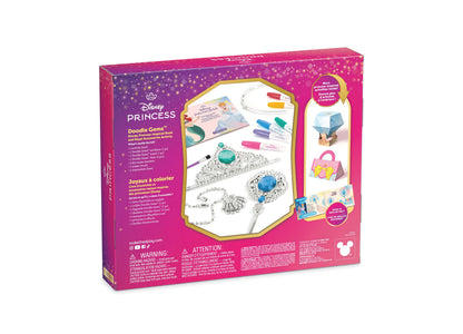 Disney Princess Doodle Gems activity set with coloring book, dry-erase markers, and princess-inspired accessories in ...